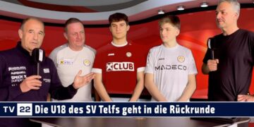 SPORT TV22: Die U18 des SV Telfs geht in die Rückrunde der Tiroler Fußballmeisterschaft