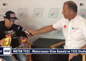 MOTOR TV22: Motocrosser Elias Kowald im TV22 Studio