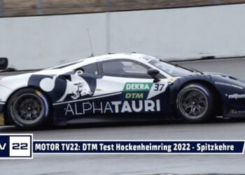MOTOR TV22: DTM Test Hockenheim 2022 – Die ersten Bilder aus der Spitzkehre