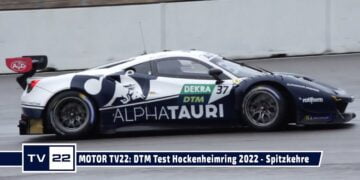 MOTOR TV22: DTM Test Hockenheim 2022 – Die ersten Bilder aus der Spitzkehre