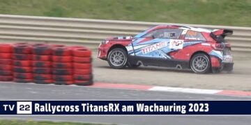 Die TitansRX mit Jan Skala, Reini Sampl und Patrick Breiteneder beim Rallycross am Wachauring 2023