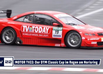 MOTOR TV22: Die ersten Bilder des DTM Classic Cup am Norisring aus der Spitzkehre im Regen