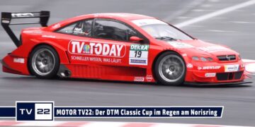 MOTOR TV22: Die ersten Bilder des DTM Classic Cup am Norisring aus der Spitzkehre im Regen
