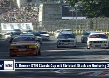 Samstagsrennen DTM Classic Cup mit Interviews, Fahrzeugen, Schaden bei Stuck & Onboard am Norisring