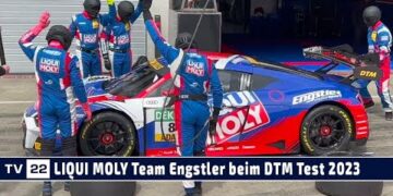MOTOR TV22: Boxenstopp mit LIQUI MOLY Team Engstler beim offiziellen DTM Test am Red Bull RIng 2023