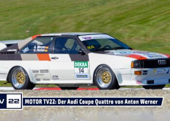 MOTOR TV22: Der Audi Coupe Quattro von Anton Werner mit Asphalt Kit beim DTM Classic DRM Cup 2022