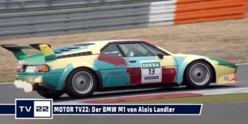 MOTOR TV22: Der BMW M1 im Pop Art Style von Andy Warhol von Alois Landler beim DTM Classic DRM Cup