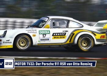 MOTOR TV22: Der Porsche 911 RSR von Otto Rensing mit 3. Platz im Sonntagsrennen beim DTM Classic Cup