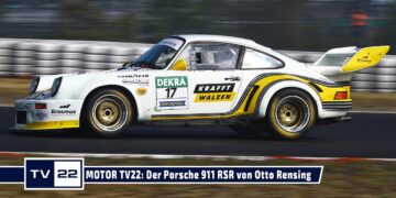 MOTOR TV22: Der Porsche 911 RSR von Otto Rensing mit 3. Platz im Sonntagsrennen beim DTM Classic Cup