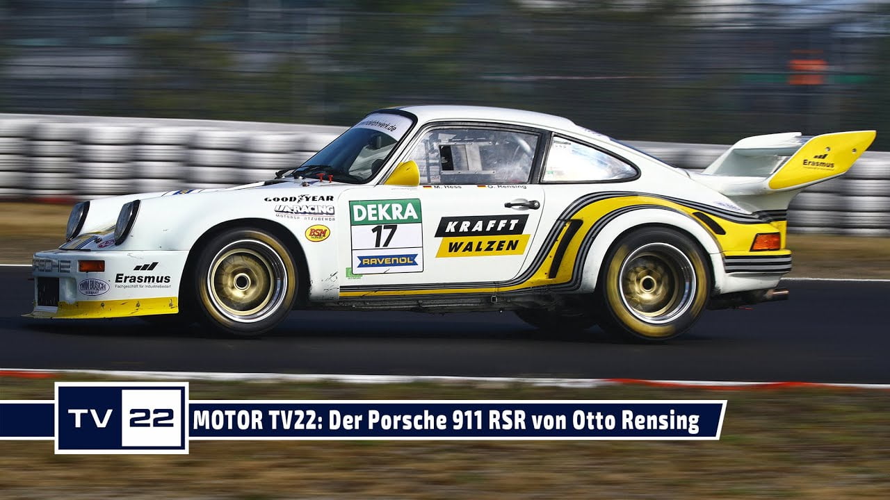 MOTOR TV22: Der Porsche 911 RSR von Otto Rensing mit 3. Platz im ...