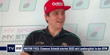 MOTOR TV22: Der Tiroler Clemens Schmid startet 2022 mit Grasser Racing im Lamborghini bei der DTM