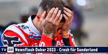 Drama für Sam Sunderland – Crash und Aus für Titelverteidiger & Rally Raid Champion auf 1. Etappe