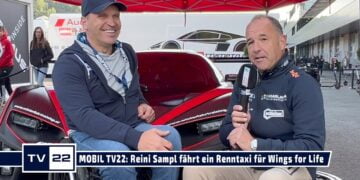 MOTOR TV22: Reini Sampl ist als Renntaxi-Fahrer für Wings for Life bei der DTM am Red Bull Ring 2022