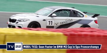 MOBIL TV22: Sean Fuster im BMW M2 Cup in Spa-Francorchamps im Rahmen der DTM 2022