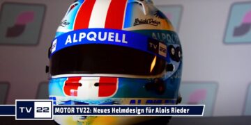 MOTOR TV22: Helmdesign für Motorsportler Alois Rieder
