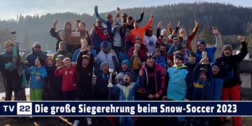SPORT TV22: Die große Siegerehrung beim Snow-Soccer auf der Seewaldalm 2023