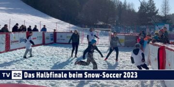 SPORT TV22: Das Halbfinale beim Snow-Soccer auf der Seewaldalm 2023