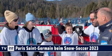 SPORT TV22: Paris Saint-Germain beim Snow-Soccer 2023 auf der Seewaldalm