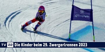 SPORT TV22: Die Zieleinfahrt der Kinder beim 29. Zwergerlrennen auf der Seewaldalm 2023