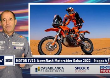 MOTOR TV22 Newsflash Dakar 2022 – Etappe 4:  Matthias Walkner auf Gesamtplatz 2