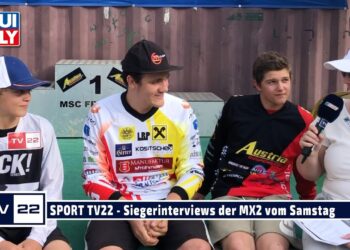 MOTOR TV22: Die Siegerinterviews der MX2 vom Samstagsrennen in Fresach