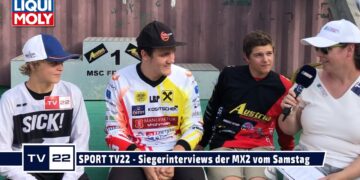 MOTOR TV22: Die Siegerinterviews der MX2 vom Samstagsrennen in Fresach
