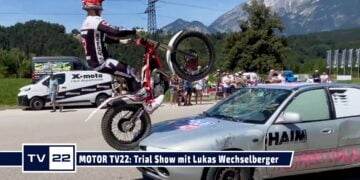 MOTOR TV22: Trial Show mit Lukas Wechselberger auf seiner GasGas bei der Streetline 2022