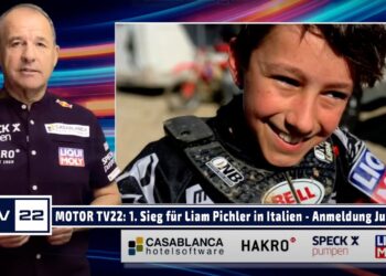 MOTOR TV22: Liam Pichler holt 1. Sieg in Italien, 13. Platz für Luis Happ – Anmeldung JuniorCup