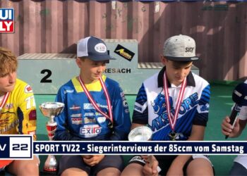 MOTOR TV22: Die Siegerinterviews der 85ccm vom Samstagsrennen in Fresach