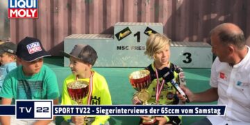 MOTOR TV22: Die Siegerinterviews der 65ccm vom Samstagsrennen in Fresach