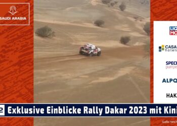 1684305729 maxresdefault Bilder aus 1. Hand: 8.Etappe Autos aus dem Heli von Heinz Kinigadner Rally Dakar 2023