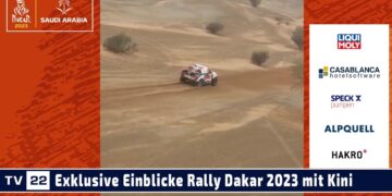 Bilder aus 1. Hand: 8.Etappe Autos aus dem Heli von Heinz Kinigadner Rally Dakar 2023