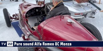 MOTOR TV22: Pure sound Alfa Romeo 8C Monza – The Ice St. Moritz 2023