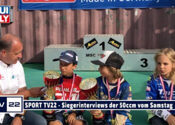 MOTOR TV22: Die Siegerinterviews der 50ccm vom Samstagsrennen in Fresach