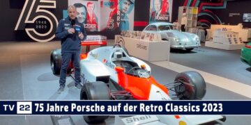 MOTOR TV22: Porsche feiert 75 Jahre Porsche Sportwagen auf der Retro Classics Stuttgart 2023