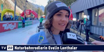 SPORT TV22: Evelin Lanthaler im Interview beim Weltcup-Finale Naturbahnrodeln in Umhausen 2023