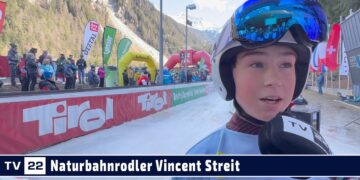 SPORT TV22: Der jüngste Naturbahnrodler im Weltcup – der 14-jährige Vincent Streit aus Deutschland