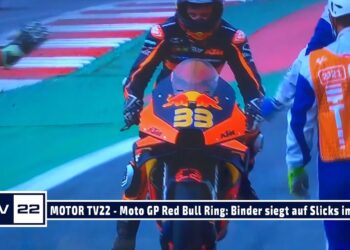 MOTOR TV22: Sensation am Red Bull Ring – Binder siegt für KTM beim Heimrennen mit Slicks im Regen