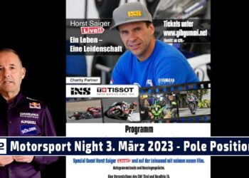 Ankündigung: Motorsport Legende Horst Saiger Live bei der Motorsport Night Tirol – 03. März 2023