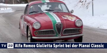 MOTOR TV22: Der Alfa Romeo Giulietta Sprint von Karl Ebersberger bei der Planai Classic 2023