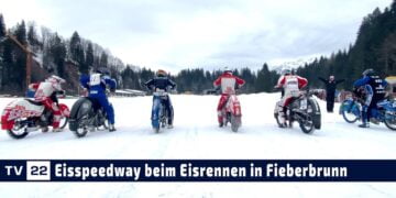 MOTOR TV22: Onboard Franky Zorn die Eisspeedway Gang bei der 1. Fieberbrunner Ice-Challenge 2023