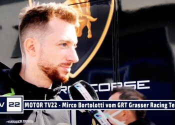 MOTOR TV22: Lamborghini Mirko Bortolotti bei der ADAC GT Masters in Oschersleben