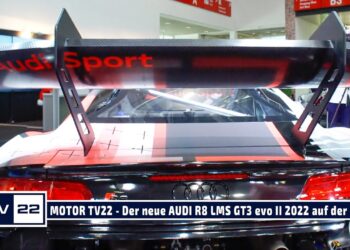 Der neue Audi R8 LMS GT3 evo II (2022) auf der IAA Mobility in München 2021 – MOTOR TV22