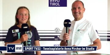 SPORT TV22: Die Nachwuchs-Tennisspielerin Anna Pircher