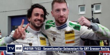 MOTOR TV22: Grasser Racing im ersten Rennen der ADAC GT Masters schon auf dem 2. Platz