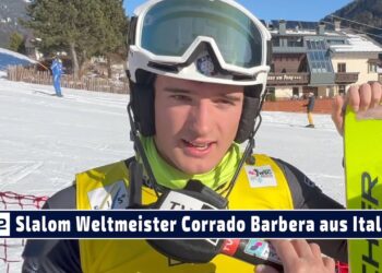 Weltmeister Corrado Barbera holt Slalom-Goldmedaille nach Italien – Alpine Ski WM 2023
