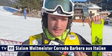 Weltmeister Corrado Barbera holt Slalom-Goldmedaille nach Italien – Alpine Ski WM 2023