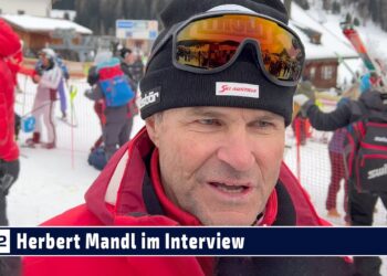 SPORT TV22: Herbert Mandl, Sportlicher Leiter Ski Alpin im Interview Alpine Ski WM St. Anton 2023