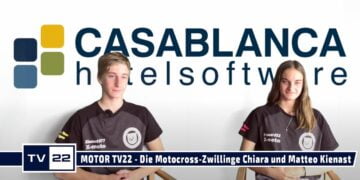 MOTOR TV22: Die beiden Motocross-Zwillinge Chiara und Matteo Kienast im TV22 Studio Interview