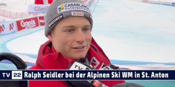 SPORT TV22: Ralph Seidler bei der Alpinen Ski WM der Junioren in St. Anton am Arlberg 2023